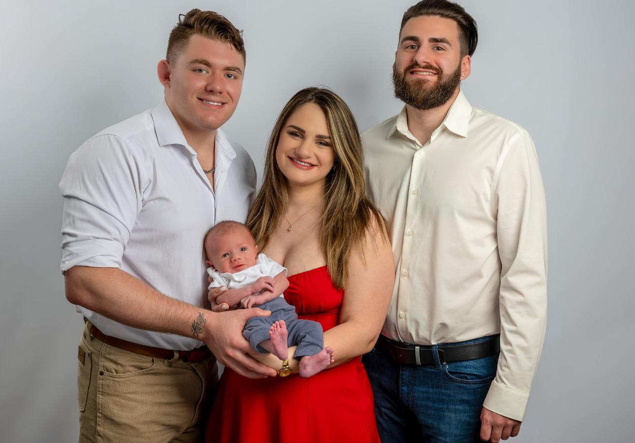 The Sellers First family, Maxwell and Logan